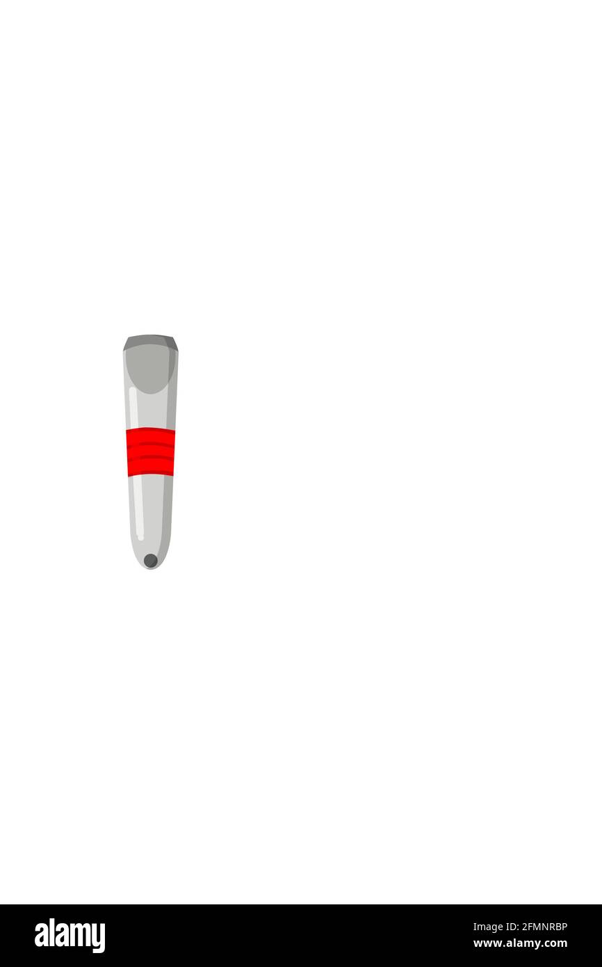 Nail clipper icon cartoon flat isolate vector Stock Vector