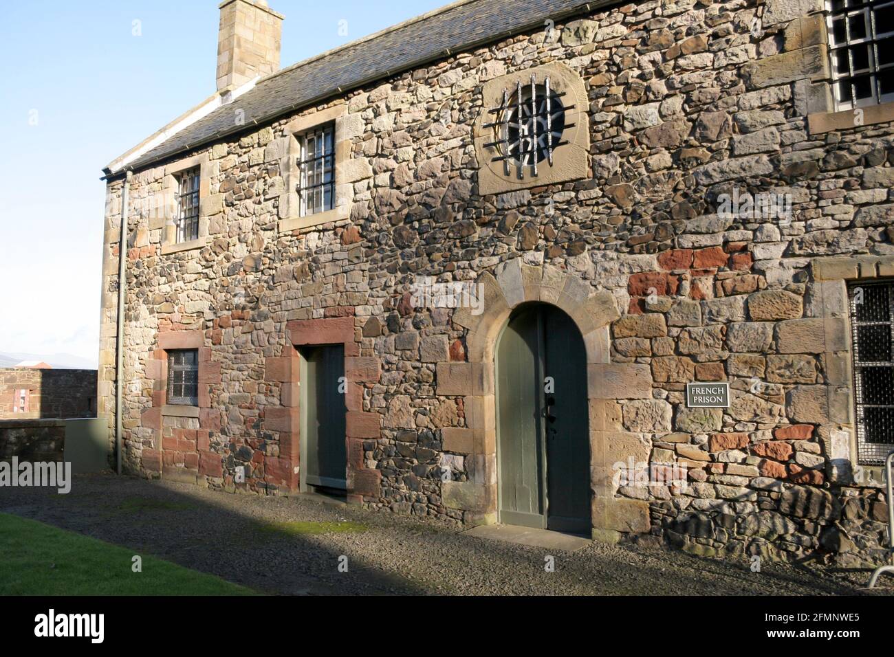 French Prison, Dumbarton Castle, West Dunbartonshire, Scotland Stock Photo Alamy