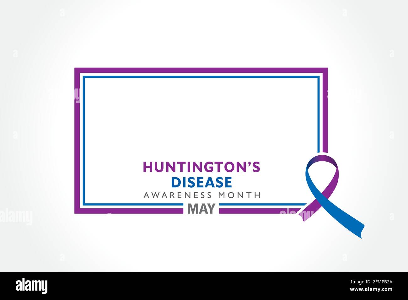 Vector Illustration of Huntington Disease Awareness Month observed in ...