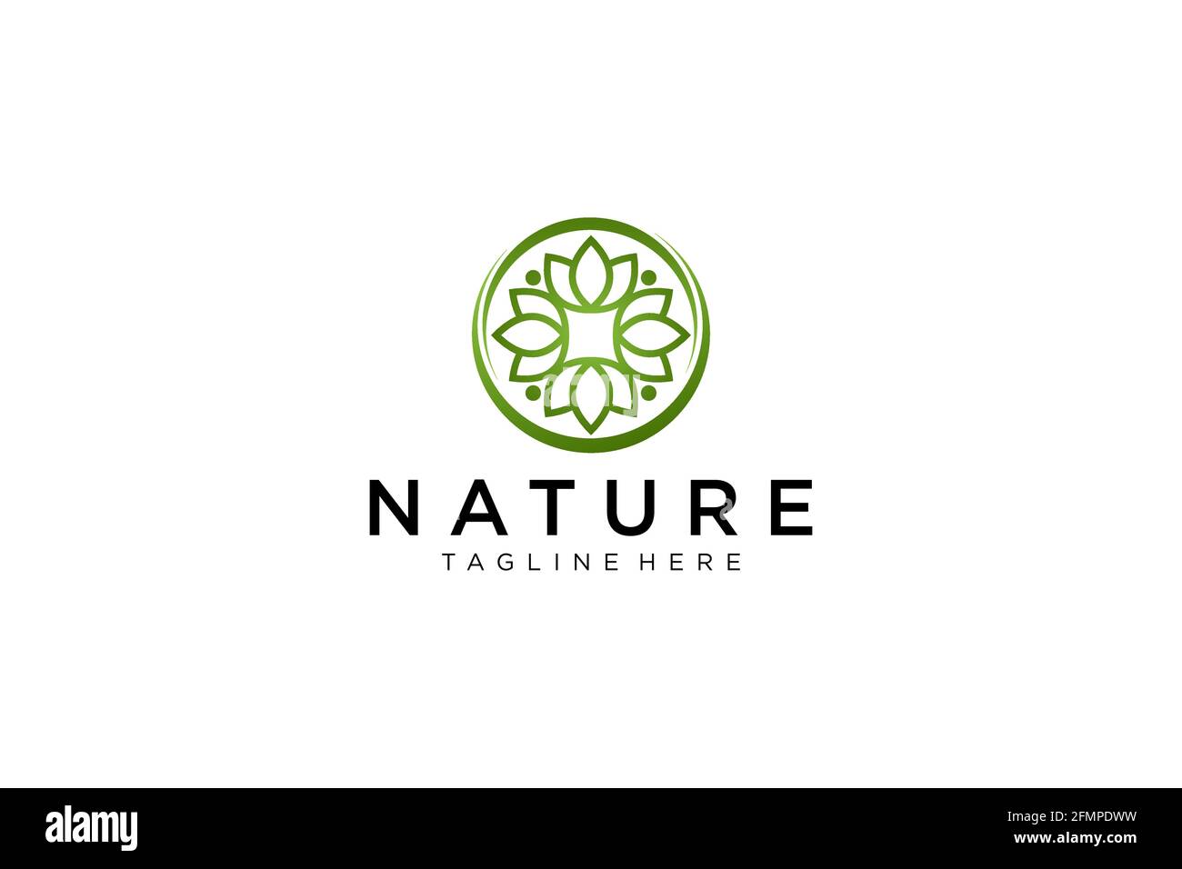 green leaf ecology nature logo element vector Stock Vector Image & Art ...