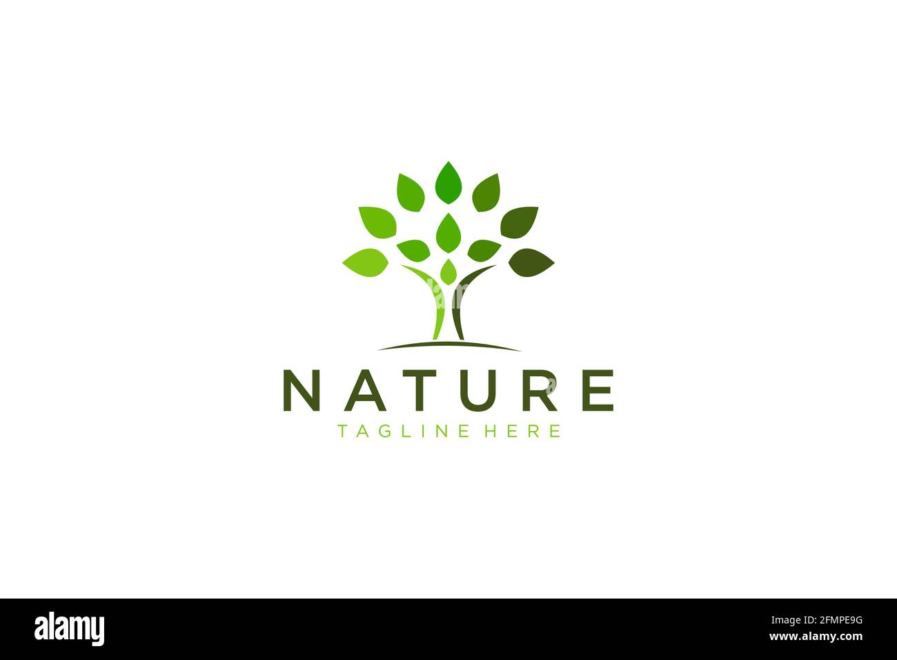 green leaf ecology nature logo element vector Stock Vector Image & Art ...