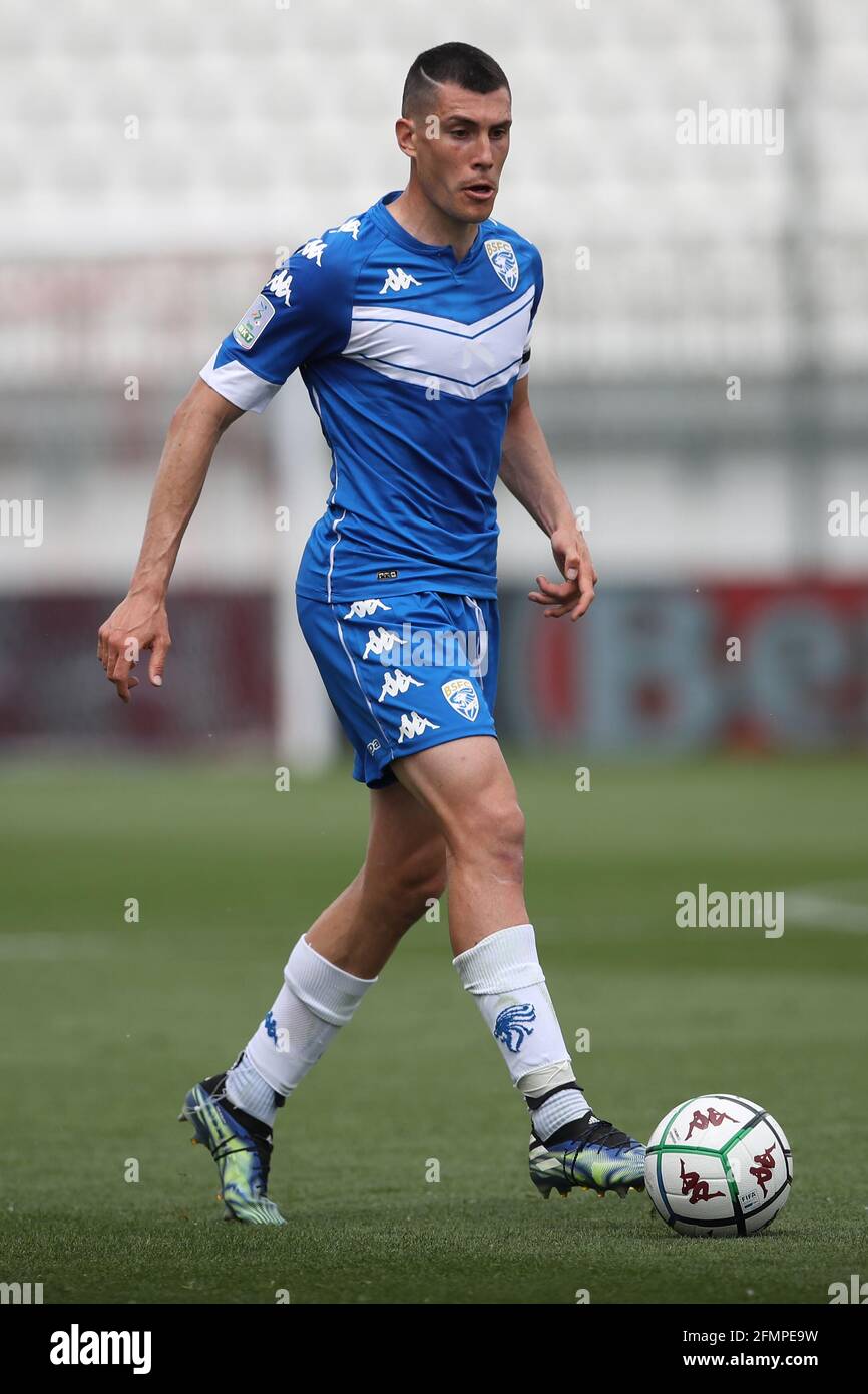 Monza, , 10th May 2021. Dimitri Bisoli of Brescia Calcio during the Serie B match at U-Power Stadium, Monza. Picture credit should read: Jonathan Moscrop / Sportimage Stock Photo