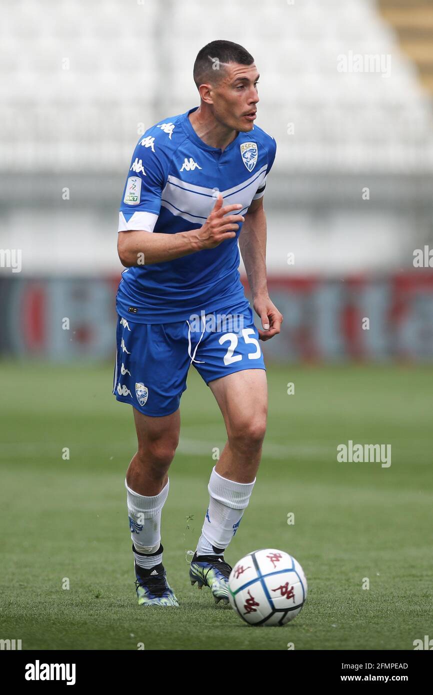 Monza, , 10th May 2021. Dimitri Bisoli of Brescia Calcio during the Serie B match at U-Power Stadium, Monza. Picture credit should read: Jonathan Moscrop / Sportimage Stock Photo