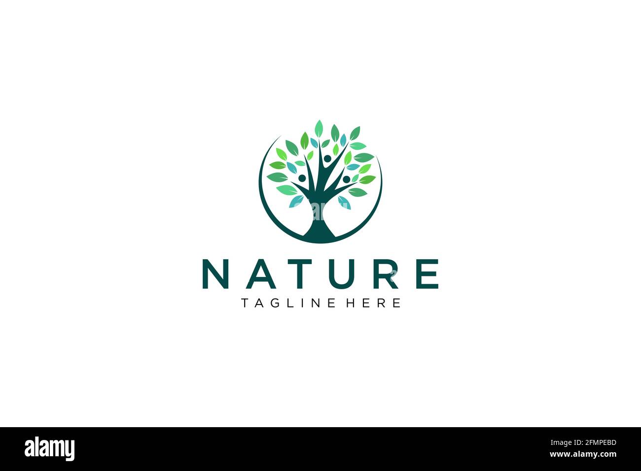 green leaf ecology nature logo element vector Stock Vector Image & Art ...