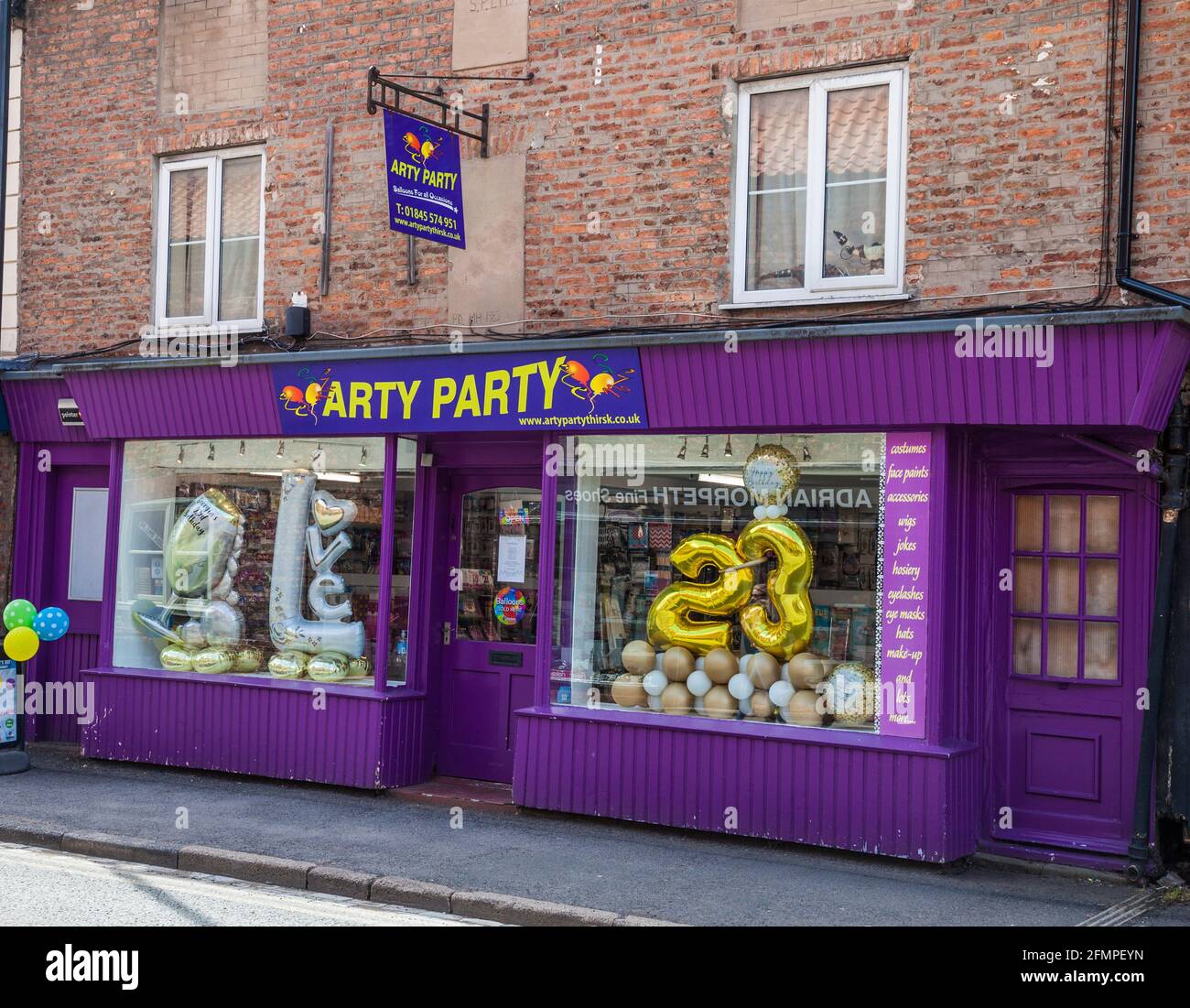 The Arty Party shop in Thirsk,North  Yorkshire,England,UK Stock Photo
