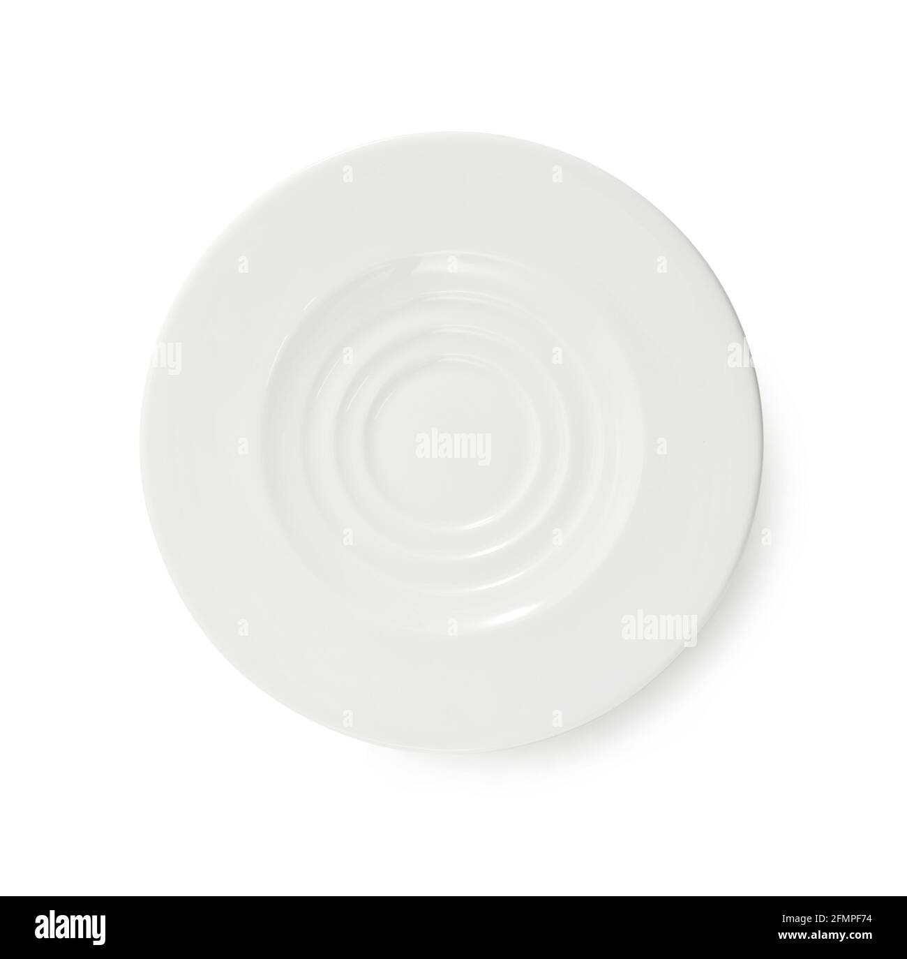 white plate isolated on white background Stock Photo - Alamy