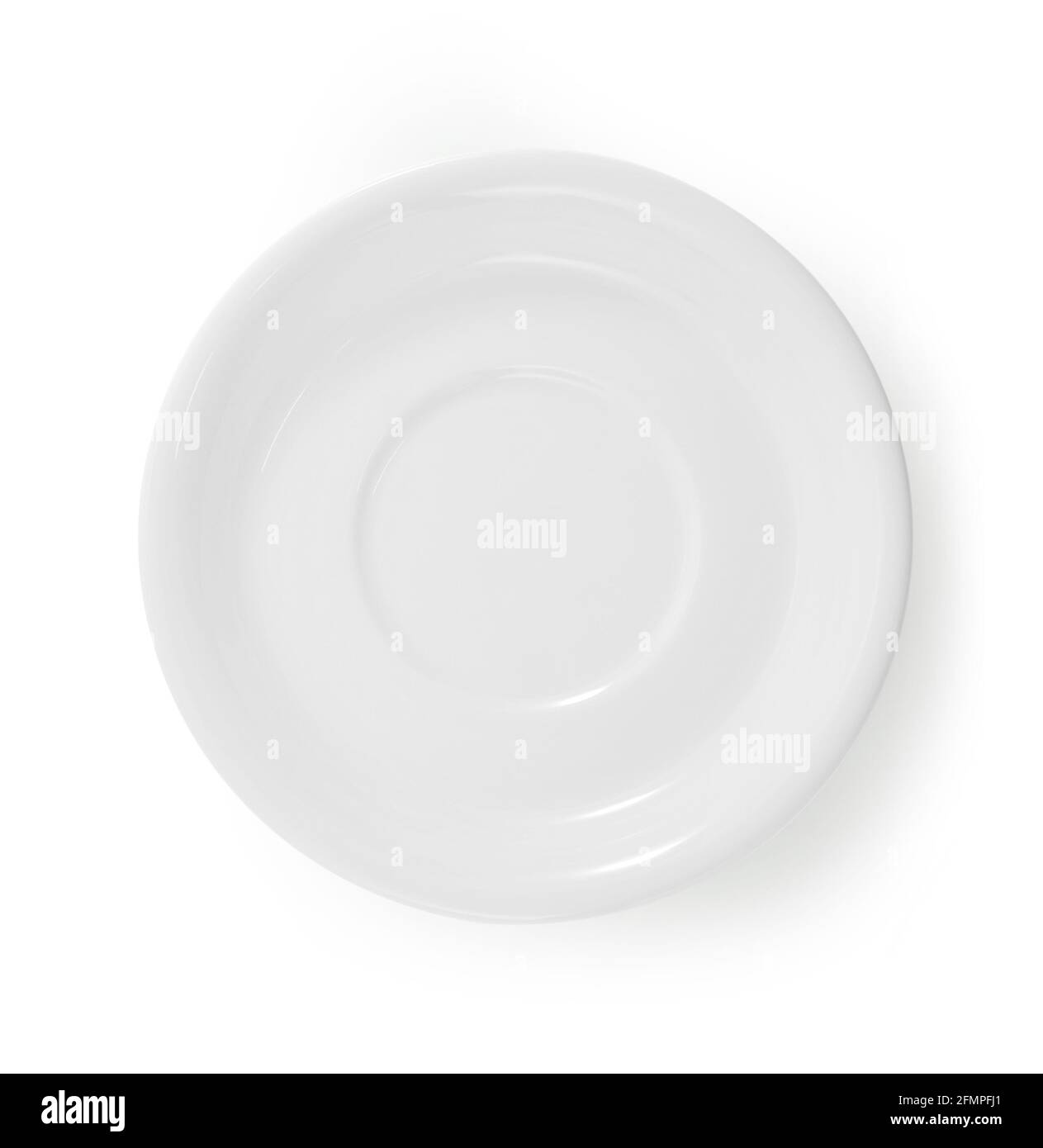 white plate isolated on white background Stock Photo - Alamy