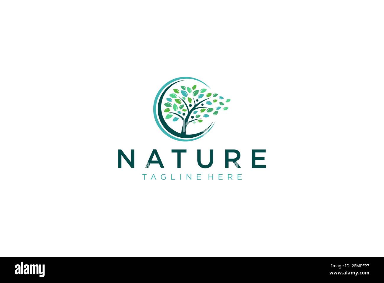 green leaf ecology nature logo element vector Stock Vector Image & Art ...