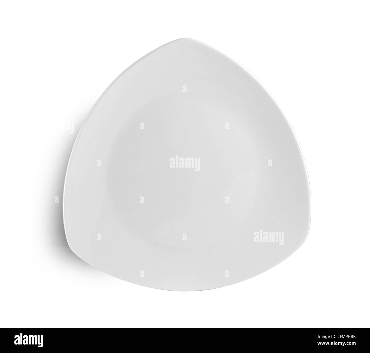 white plate isolated on white background Stock Photo - Alamy