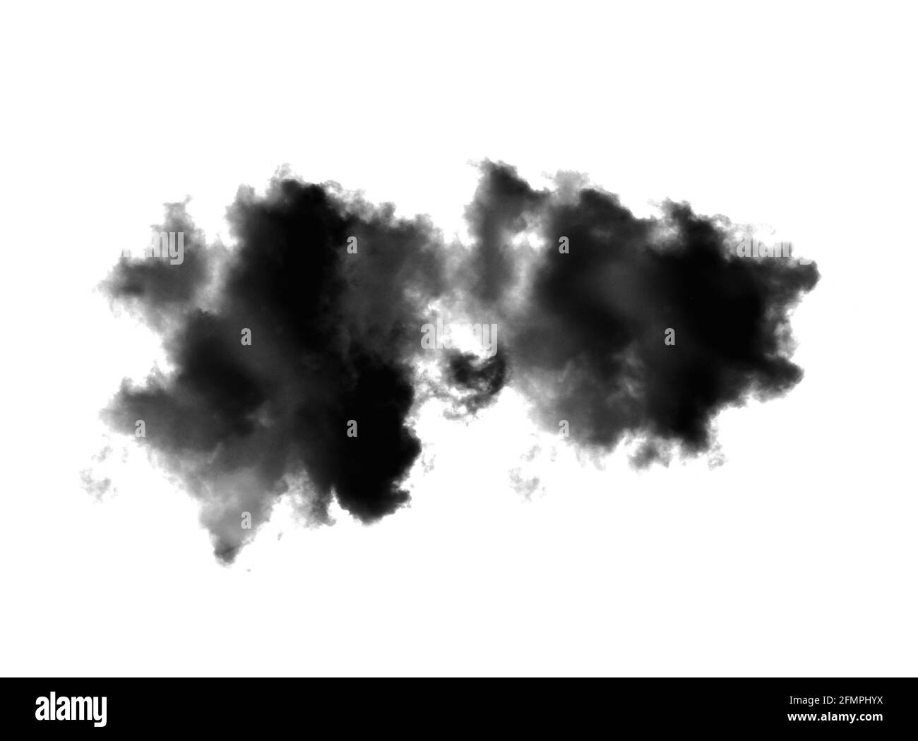 Beautiful cumulus clouds on Black and White Stock Photos & Images - Alamy