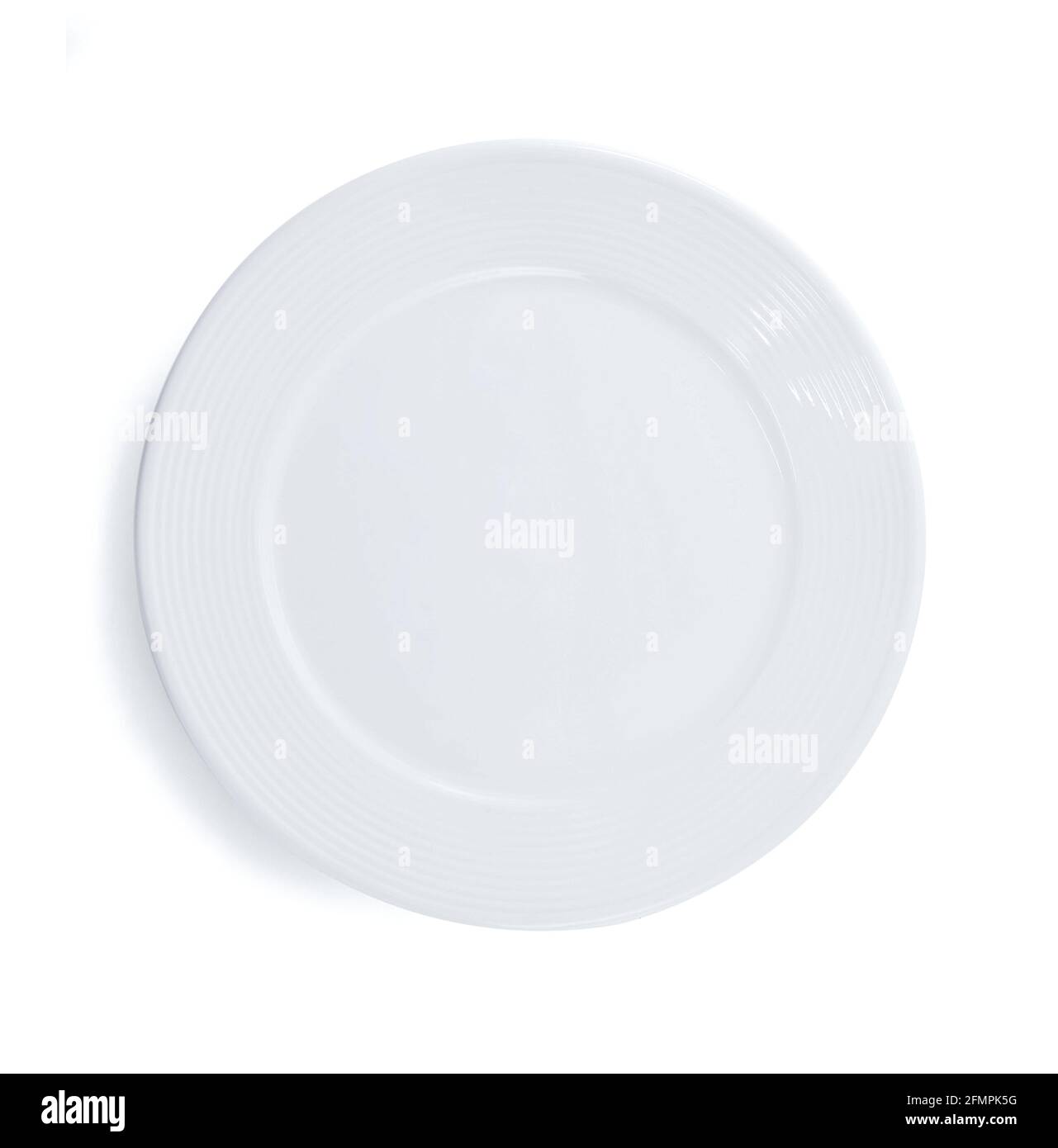 white plate isolated on white background Stock Photo - Alamy