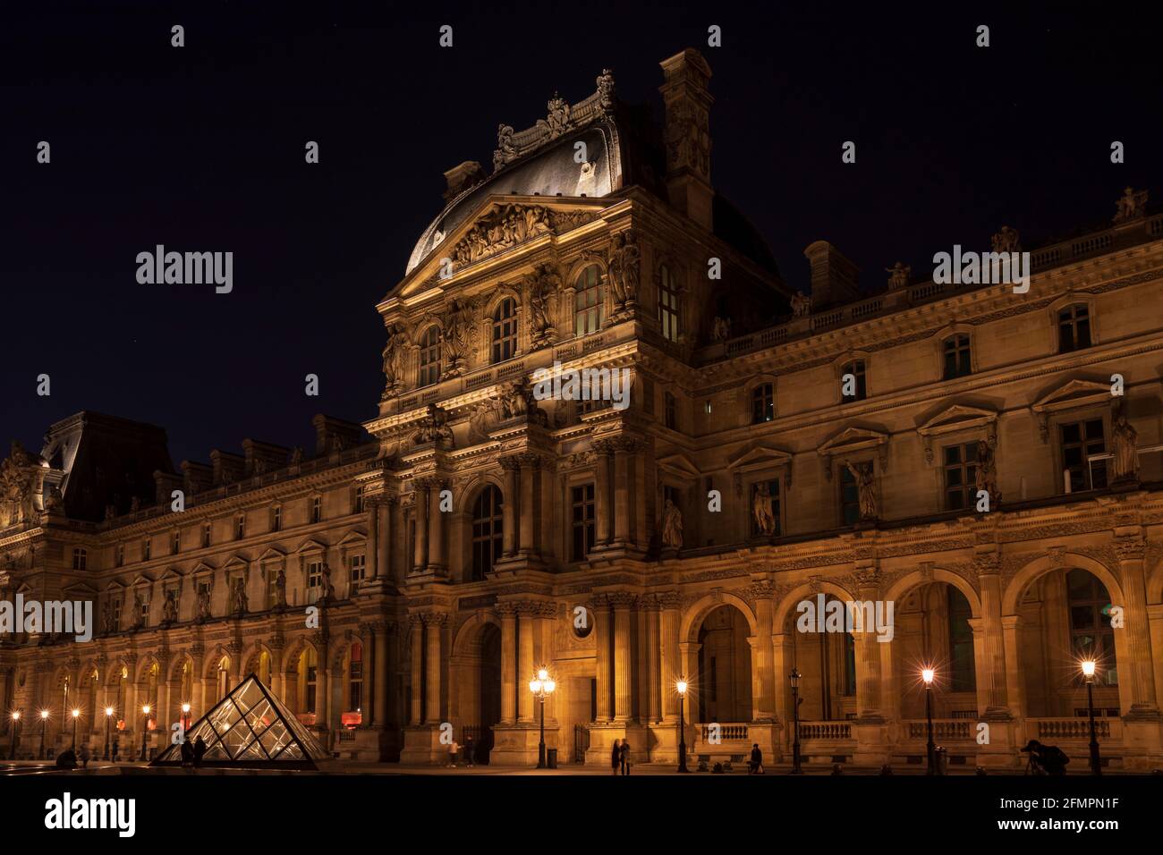 Pavillon Richelieu, Musée du Louvre, Paris, France. Stock Photo