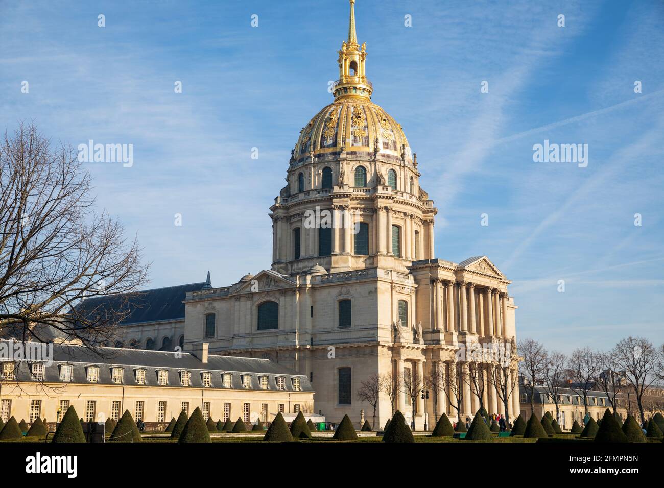 Les Invalides/Hôtel national des Invalides/Hôtel des Invalide, Paris, France. Stock Photo