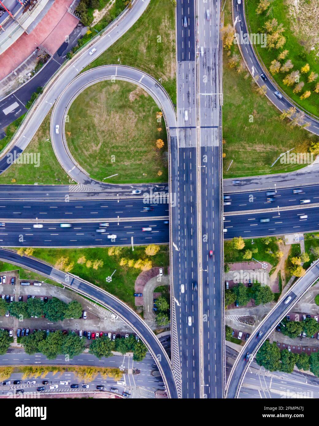 Intersection de route hi-res stock photography and images - Alamy