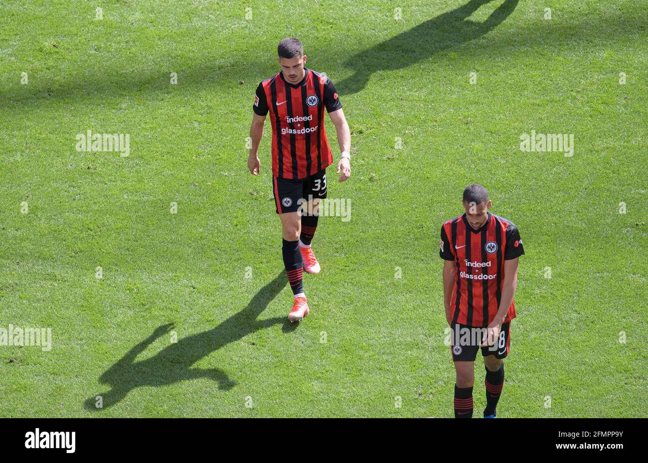 Left To Right Andre Silva F Djibril Sow F Disappointed Soccer 1 Bundesliga 32nd Matchday Eintracht Frankfurt F Fsv Fsv Fsv Mainz 05 Mz On May 9th 2021 In Frankfurt Germany Dfl