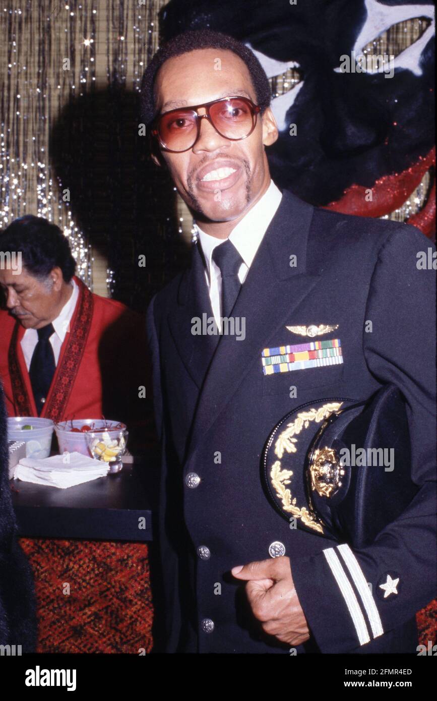 Alex Briley of The Village People Circa 1980's Credit: Ralph  Dominguez/MediaPunch Stock Photo - Alamy