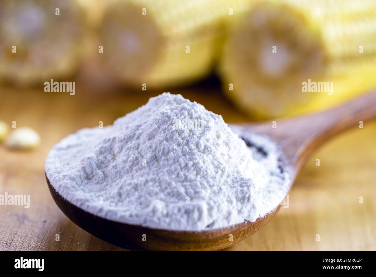 Corn starch is the corn flour used in cooking to prepare creams, as a