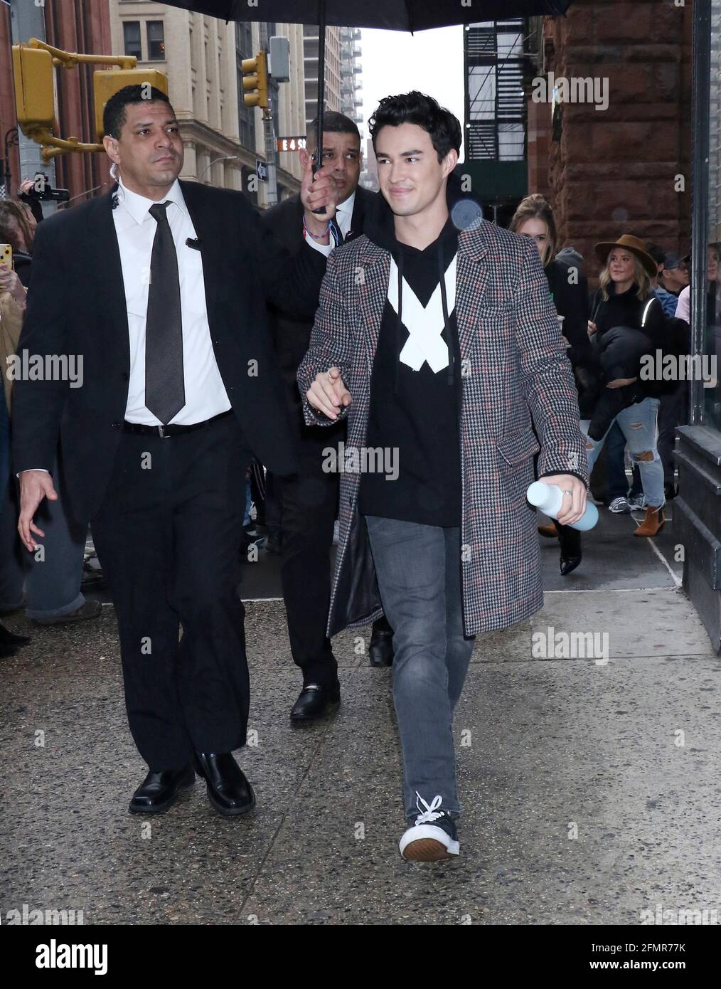 New York NY 20200226 Laysla De Oliveira and Gavin Leatherwood at