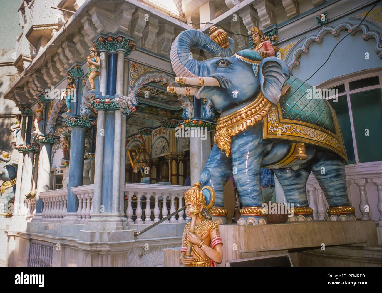 MUMBAI, INDIA - Jain Temple, built 1904, in Malabar area. Stock Photo