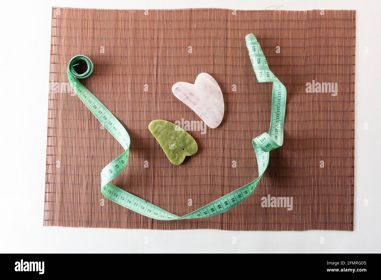 Cosmetic stones for smoothing the skin. Smoothing out wrinkles and