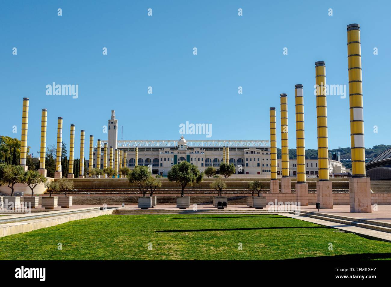 Barcelona, Spain March 17, 2017 Estadi Olimpic Lluis Companys. The