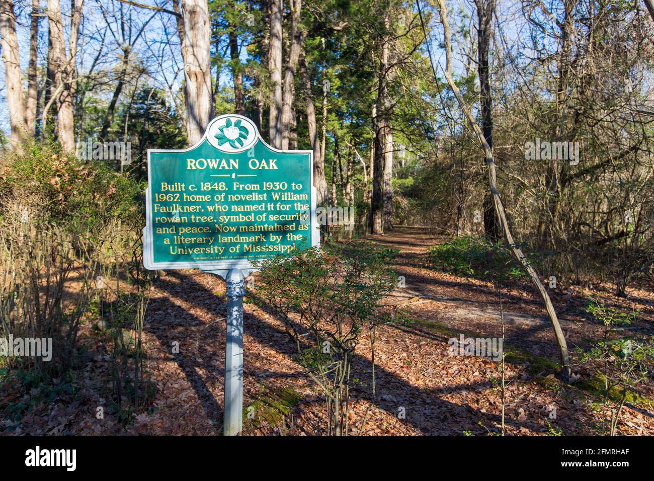 Oxford, MS February 3, 2021 Rowan Oak, also known as William