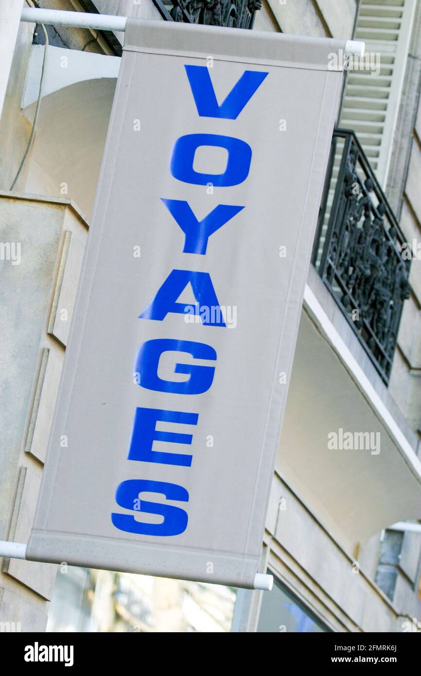 Travel agency, Paris, France Stock Photo Alamy