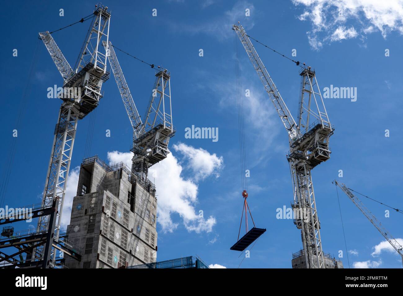 LONDON KINGS CROSS Construction work in Kings Cross London Photo