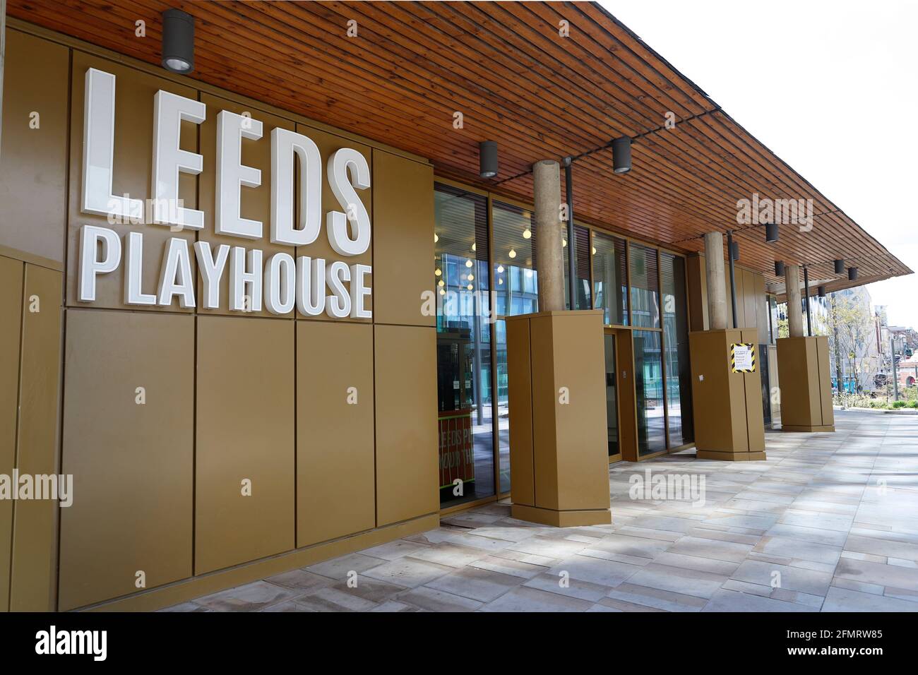 Exterior of Leeds Playhouse, Leeds, Yorkshire, previously West Yorkshire Playhouse Stock Photo