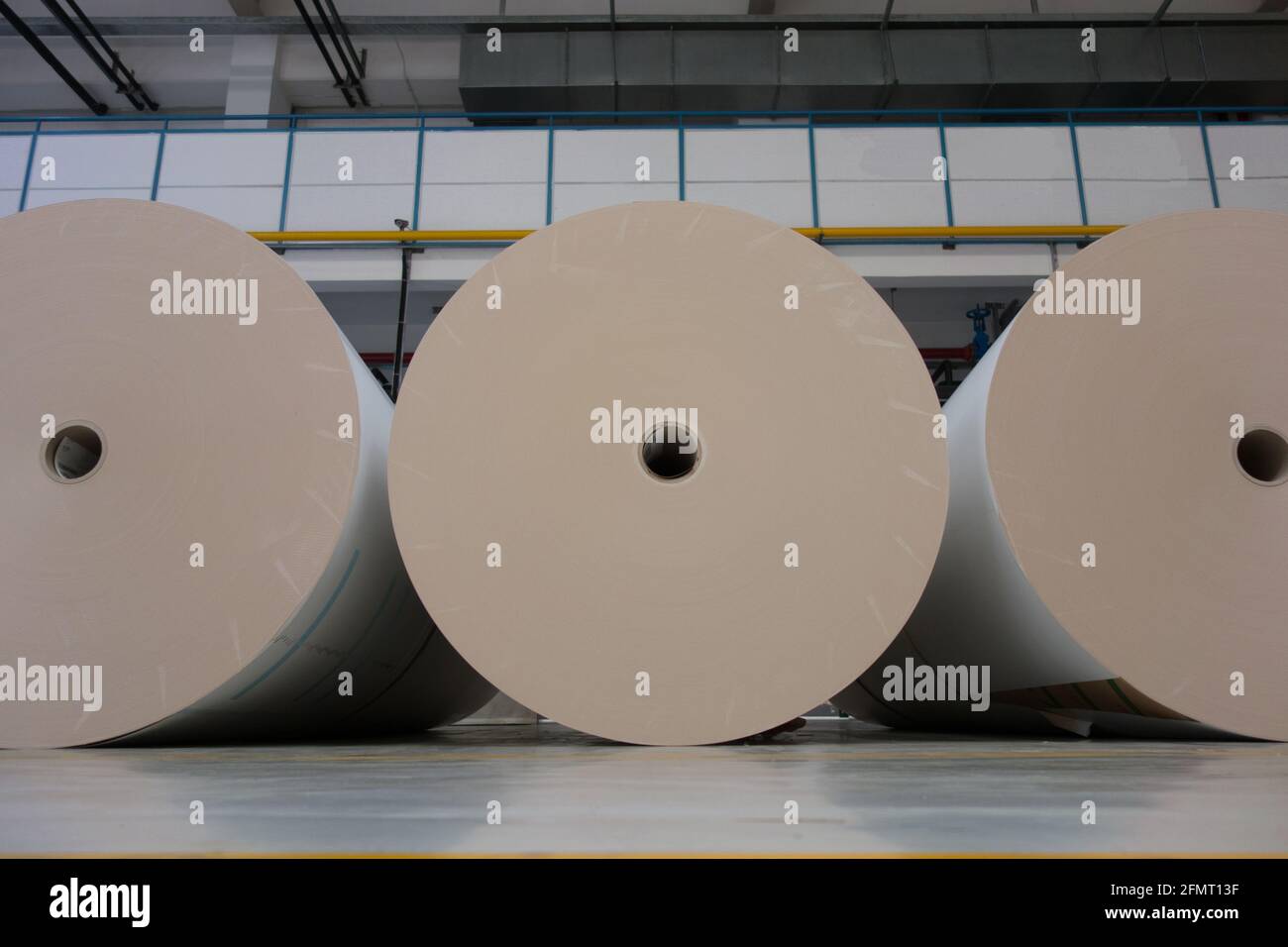 Industrial rolls placed in a warehouse Stock Photo Alamy