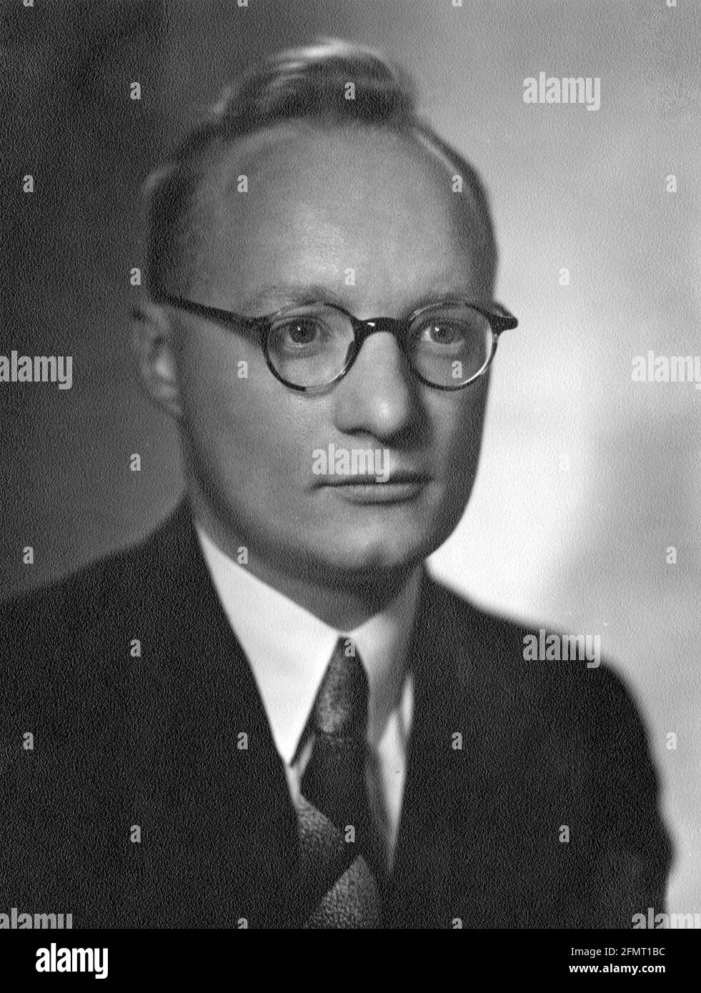 BODO von BORRIES (1905-1956) Germany physicist and co-inventor of the electron microscope Stock Photo