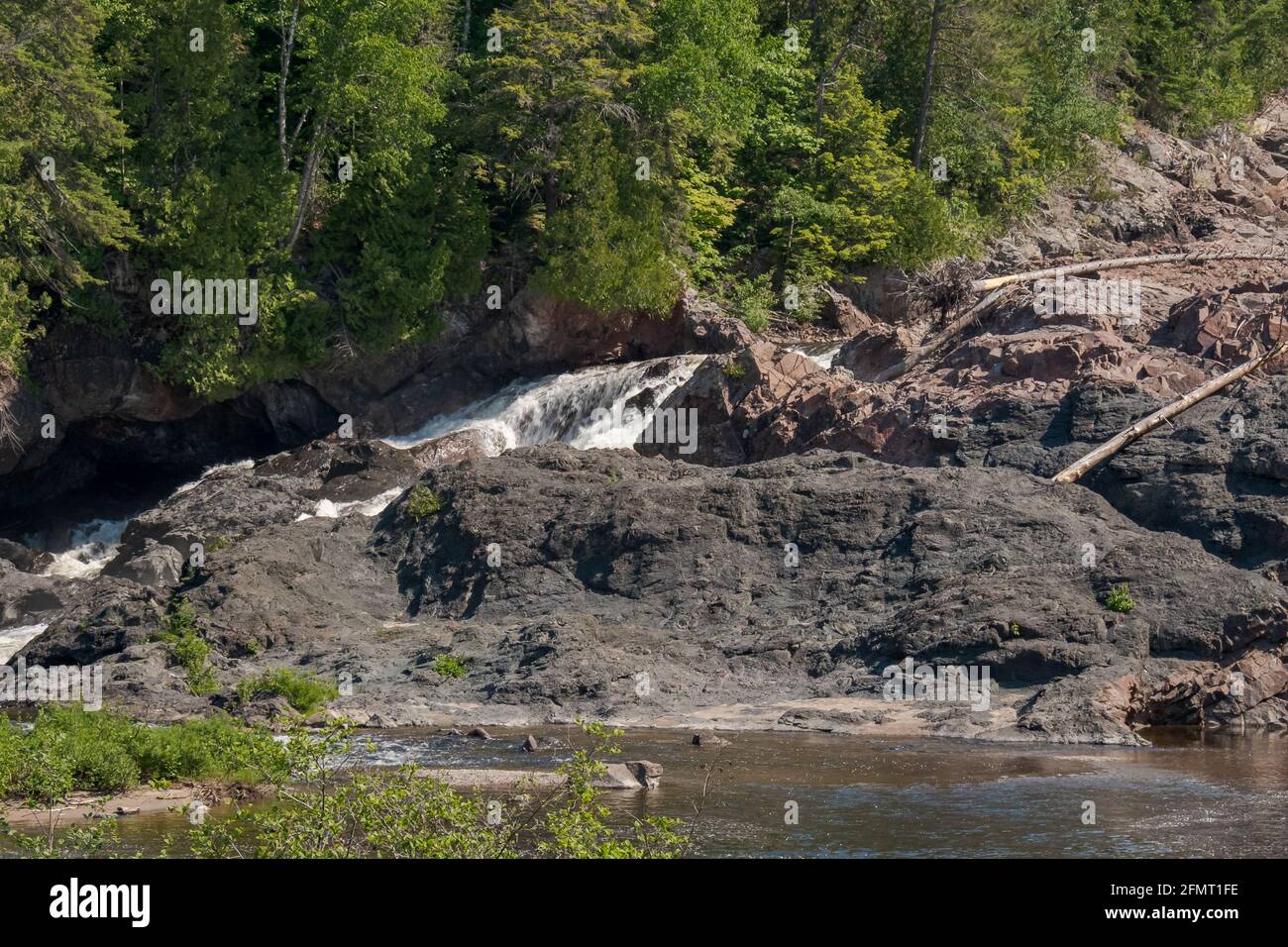 Chippewa Falls Algoma Ontario Canada inSummer Stock Photo Alamy