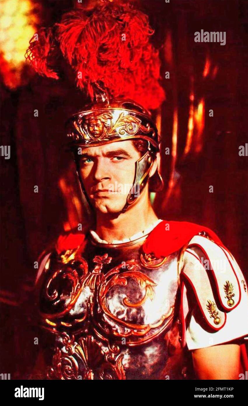 THE FALL OF THE ROMAN EMPIRE 1964 Paramount Pictures film with Stephen Boyd as Livius Stock Photo