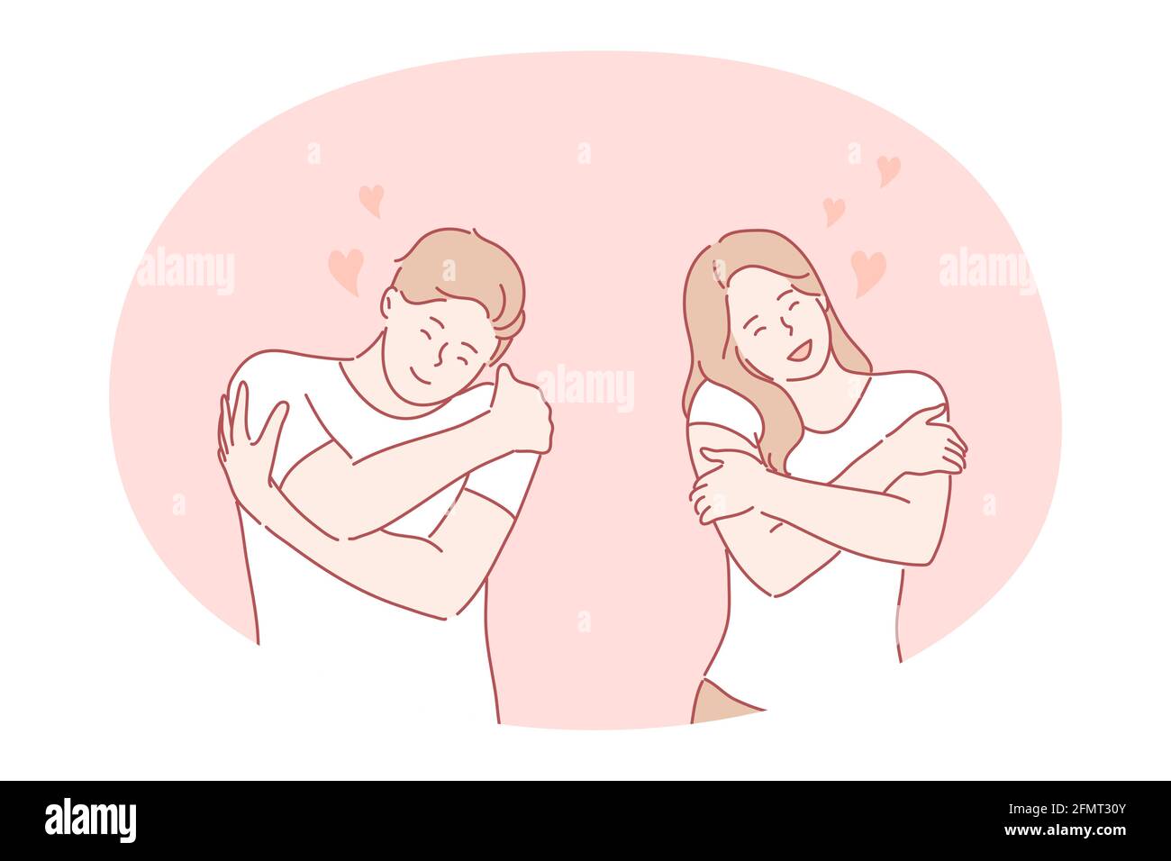 Human intimacy Stock Vector Images - Alamy