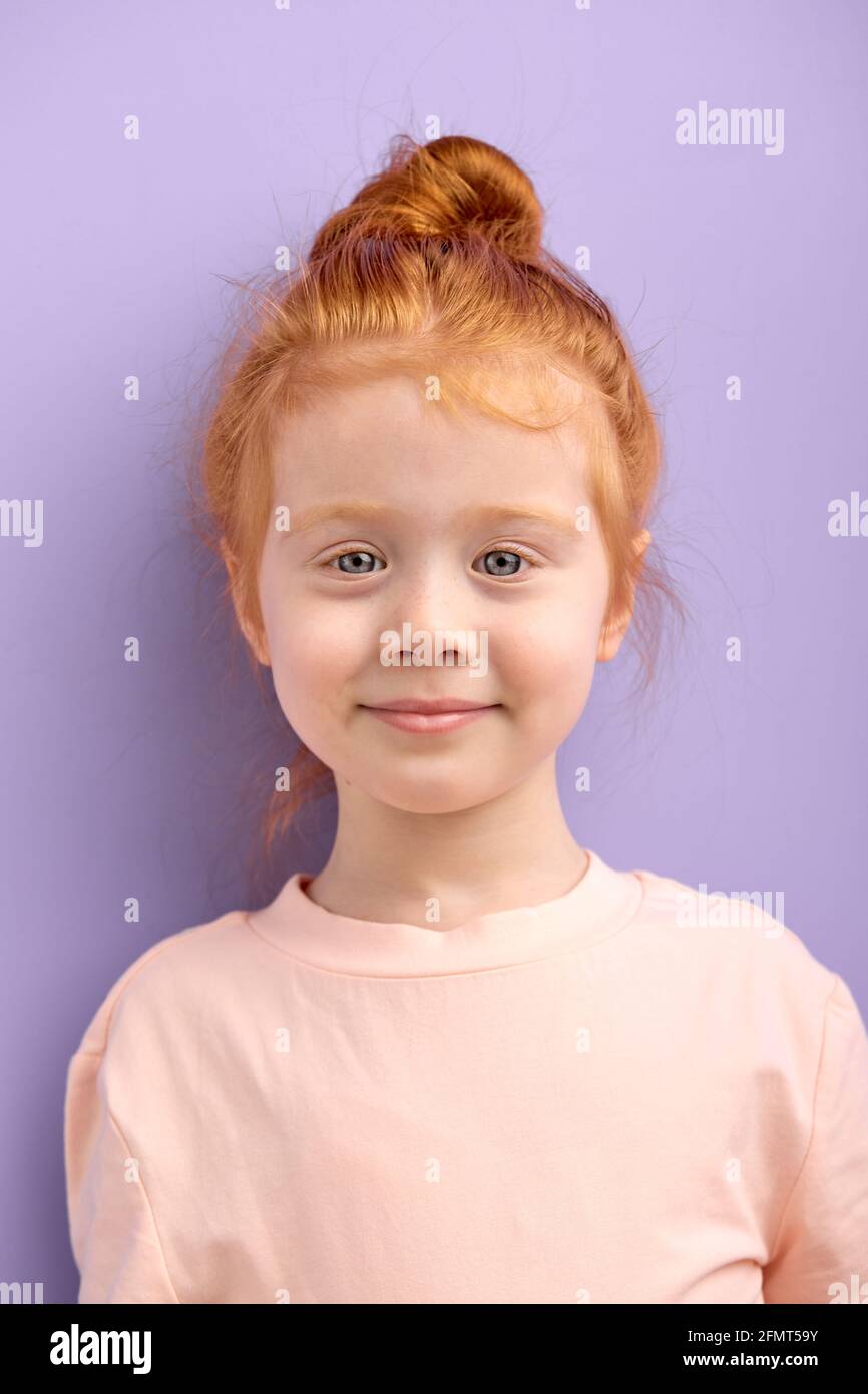 cute smiling caucasian child girl with red hair and big blue eyes isolated over purple background. natural red haired girl with freckles look at camer Stock Photo - Alamy cute smiling caucasian child girl with red hair and big blue eyes isolated over purple background. natural red haired girl with freckles look at camer Stock Photo - Alamy
