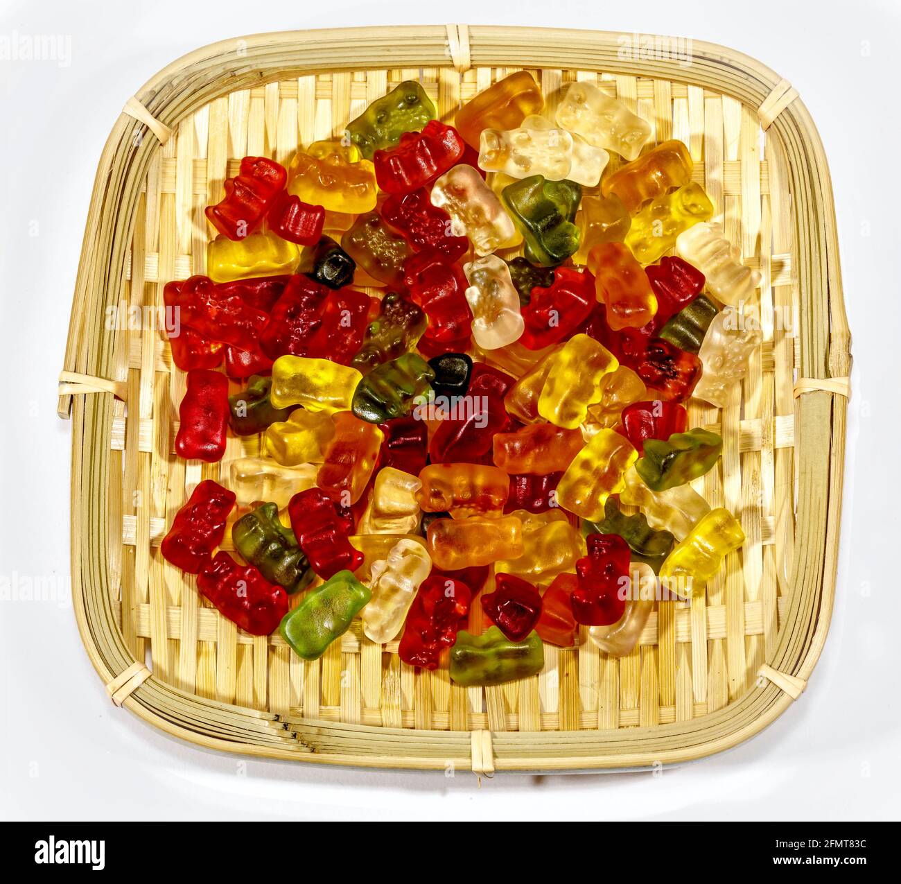 sugar bears colors, isolated on white background Stock Photo Alamy