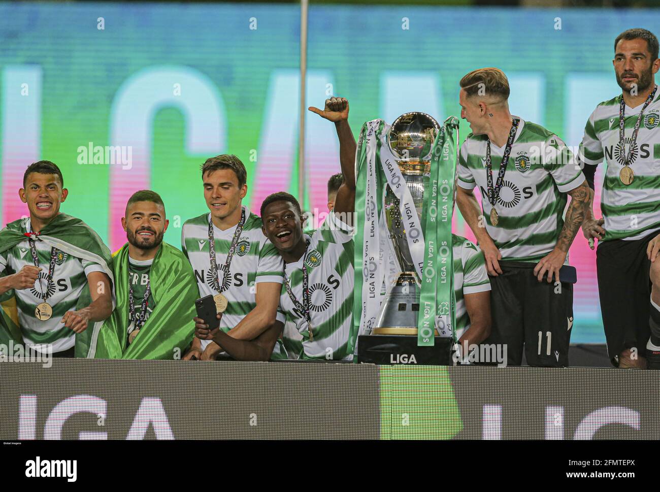 Lisbon, 5/11/2021 - Sporting Clube de Portugal was today the National  Champion two days before the end of the national football championship  2020/2021. Party. (Gerardo SantosGlobal Images/Sipa USA Stock Photo - Alamy