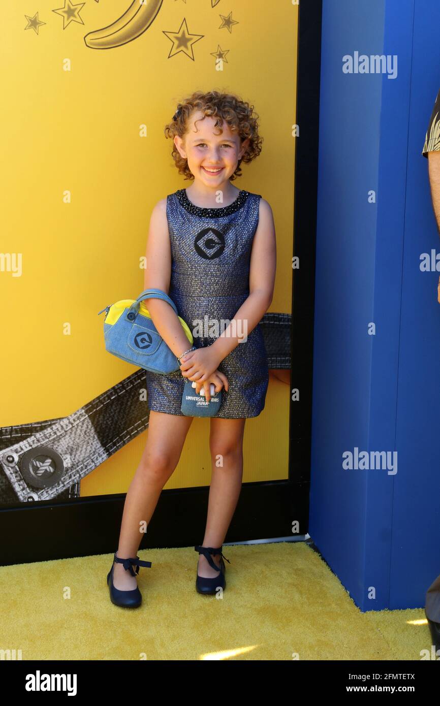 LOS ANGELES - JUN 24: Nev Scharrel at the “Despicable Me 3” Premiere at