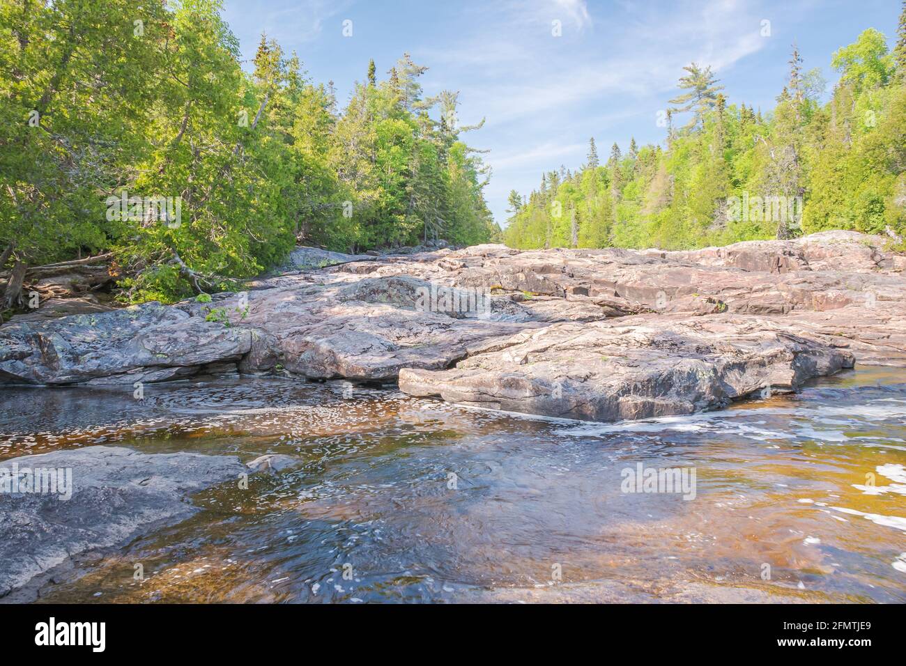 Sand River Falls Ontario Stock Photo - Alamy