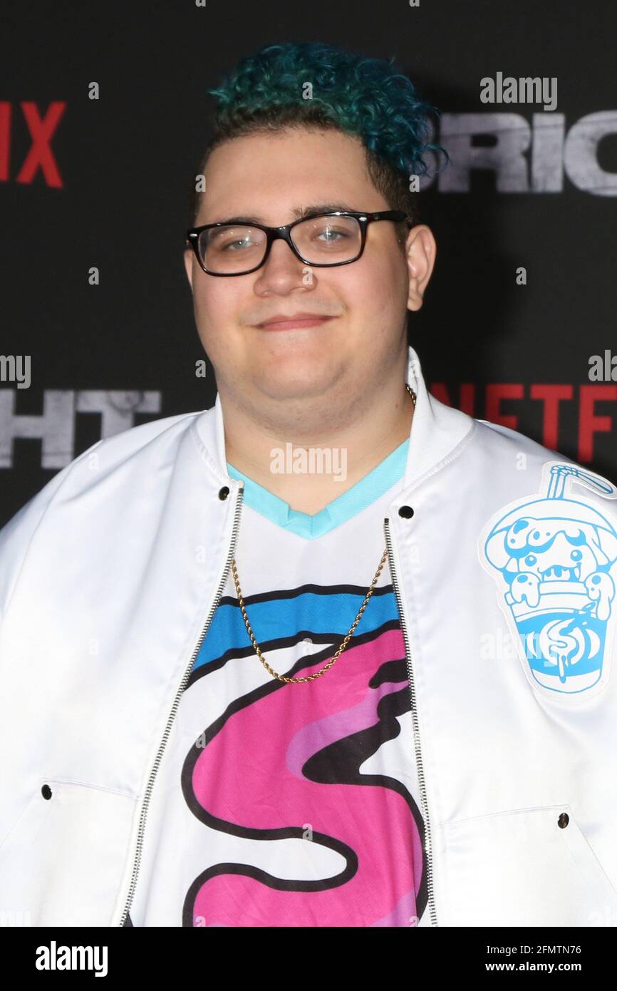 LOS ANGELES - DEC 13:  Slushii at the 'Bright' Premiere at Village Theater on December 13, 2017 in Westwood, CA Stock Photo