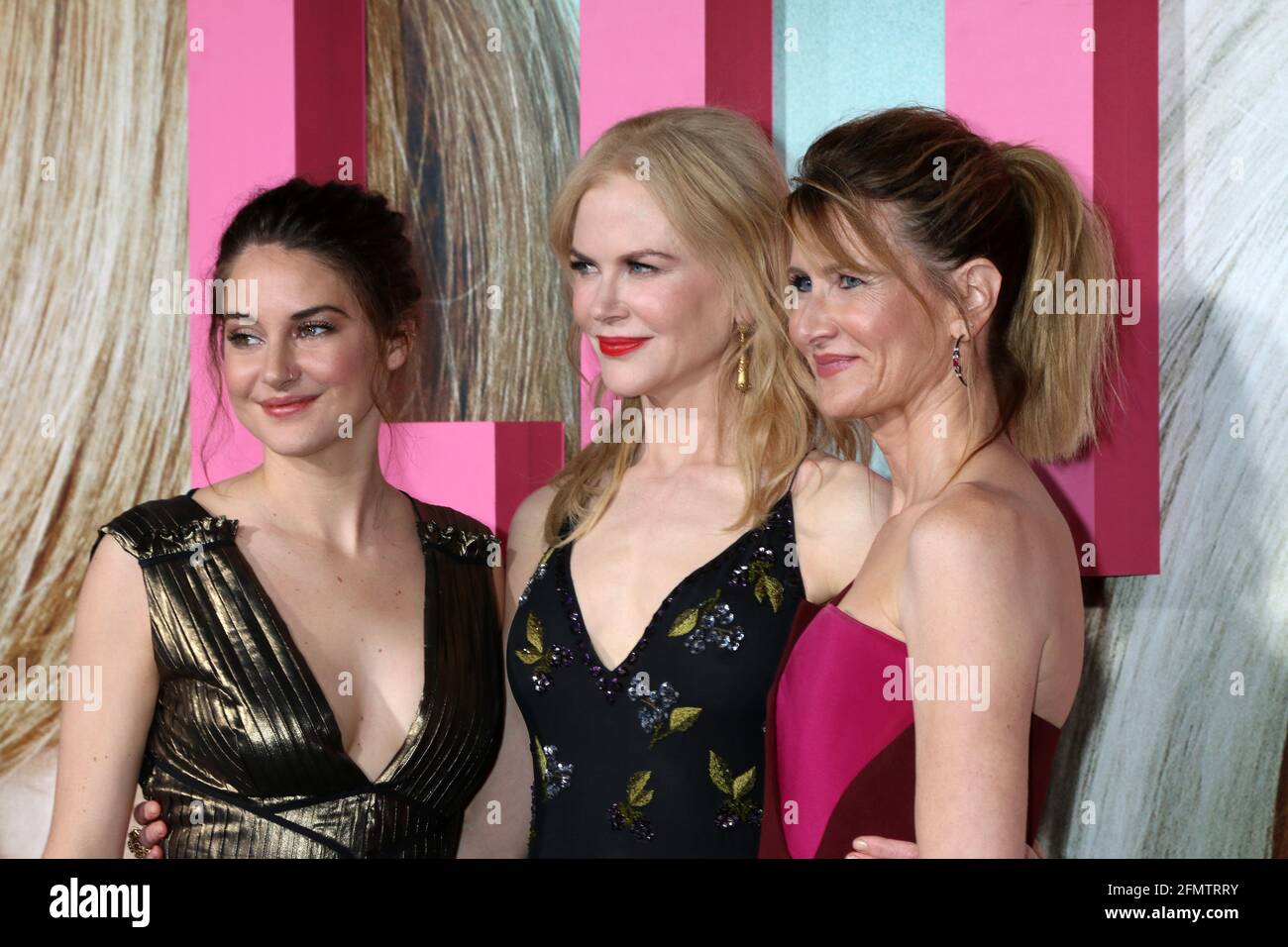 Shailene Woodley, Nicole Kidman, Laura Dern 02/07/2017 The Los Angeles  Premiere for HBO Limited Series Big Little Lies held at the TCL Chinese  Theater in Los Angeles, CA Photo by Izumi Hasegawa /