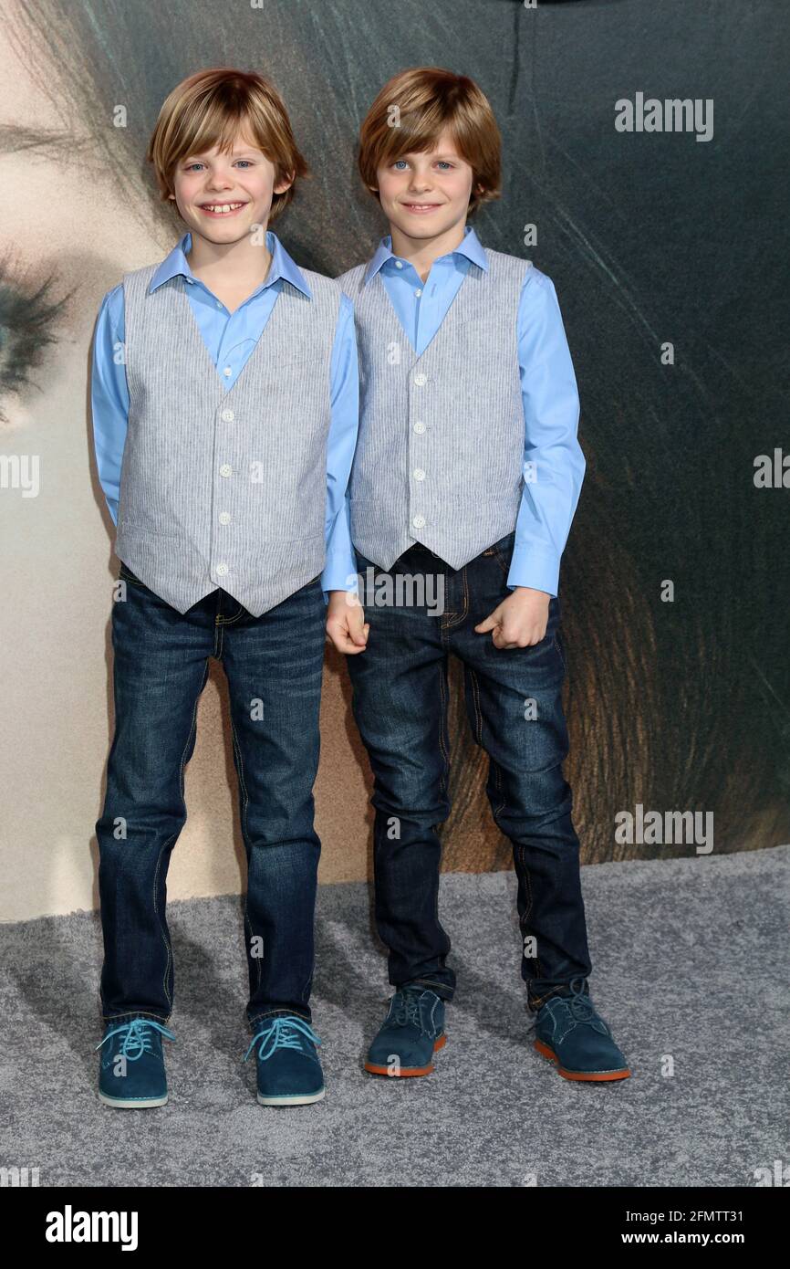 LOS ANGELES - FEB 7: Cameron Crovetti, Nicholas Crovetti at the 