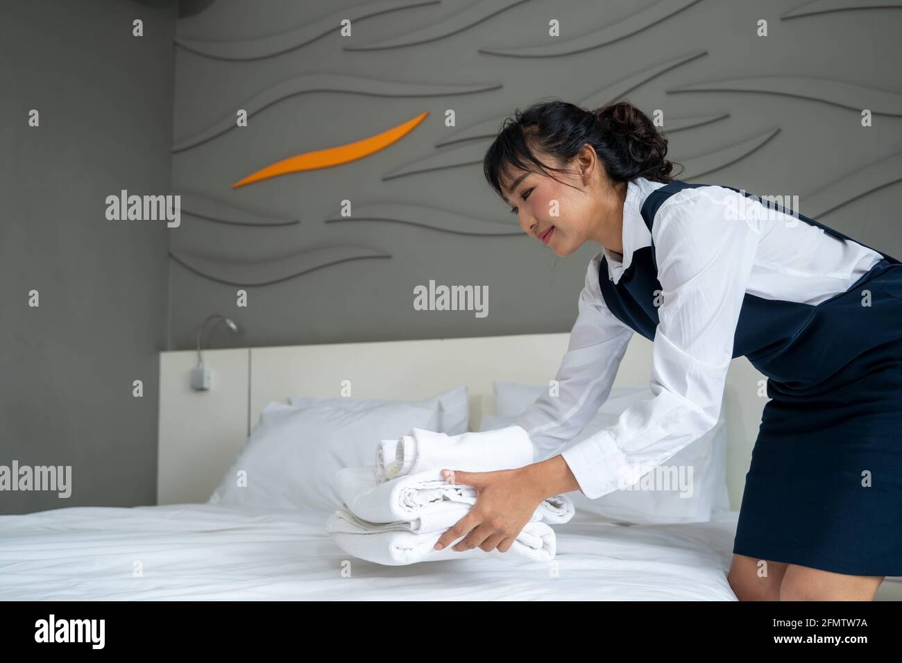 Hotel room cleaning service hires stock photography and images Alamy