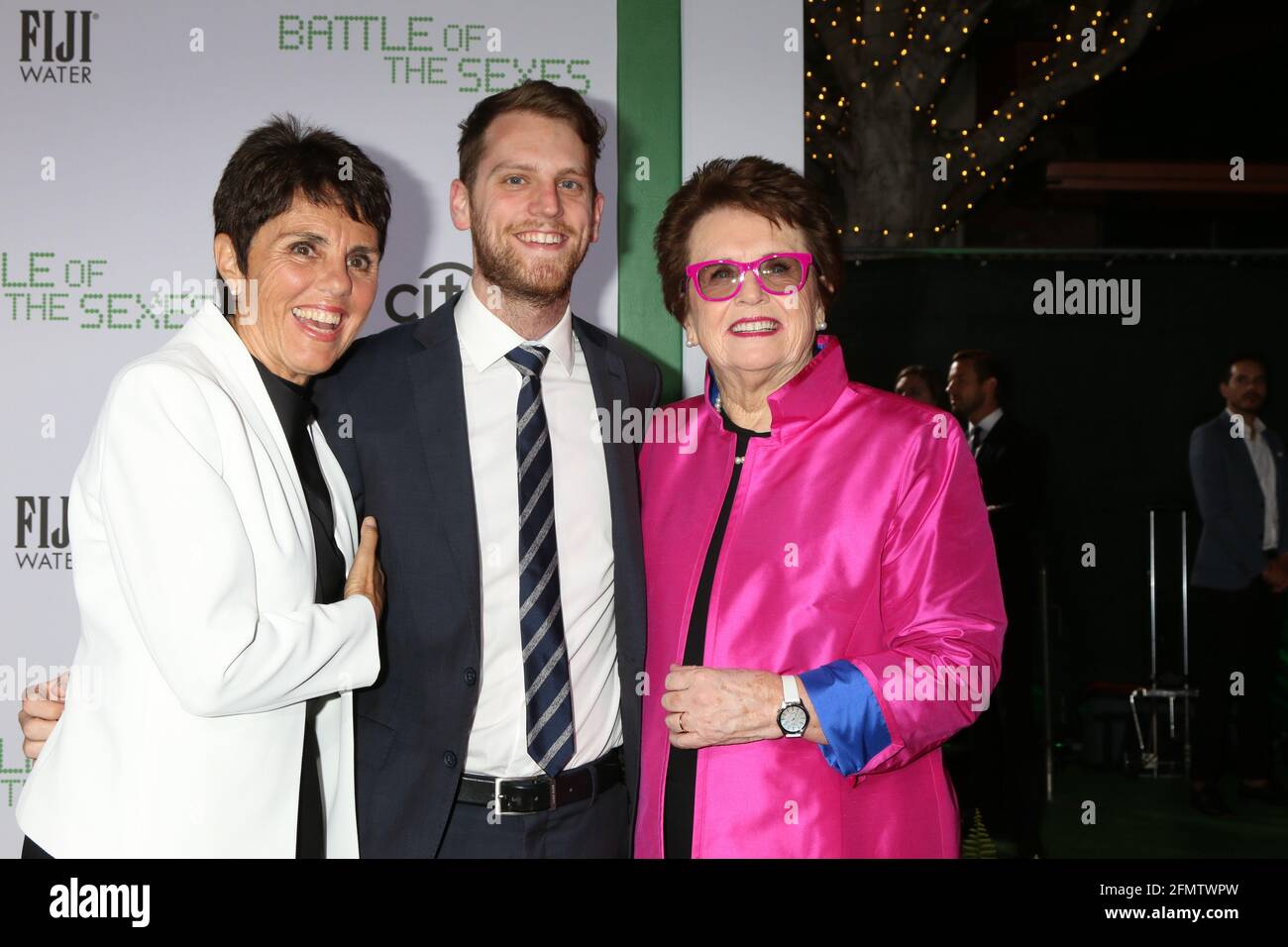 LOS ANGELES - SEP 16: Ilana Kloss, their Godson, Billie Jean King at the  