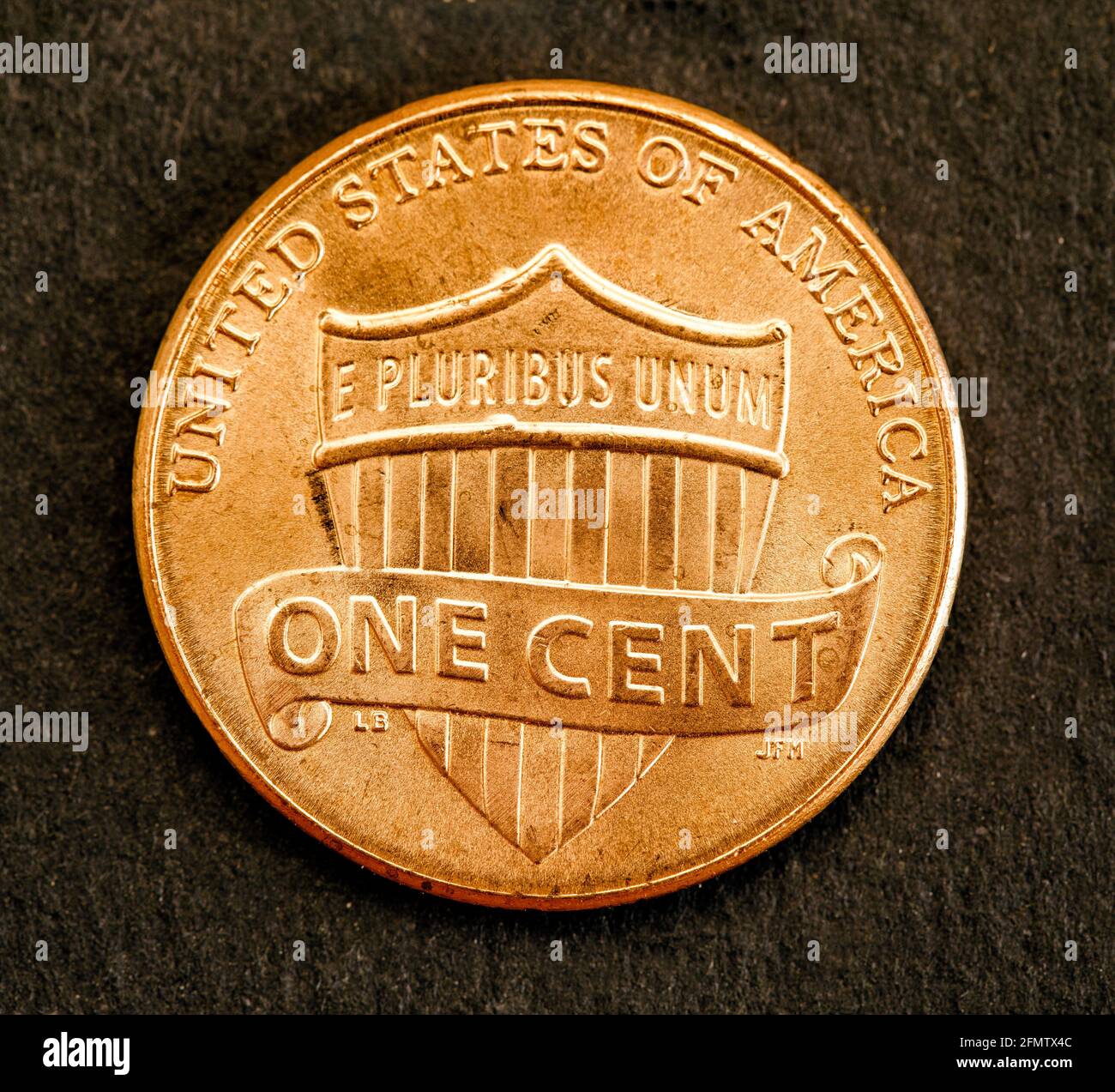 A United States Penny, 1 Cent Coin, or 1/100 Dollar. Stock Image - Image of  dollar, obverse: 157037631