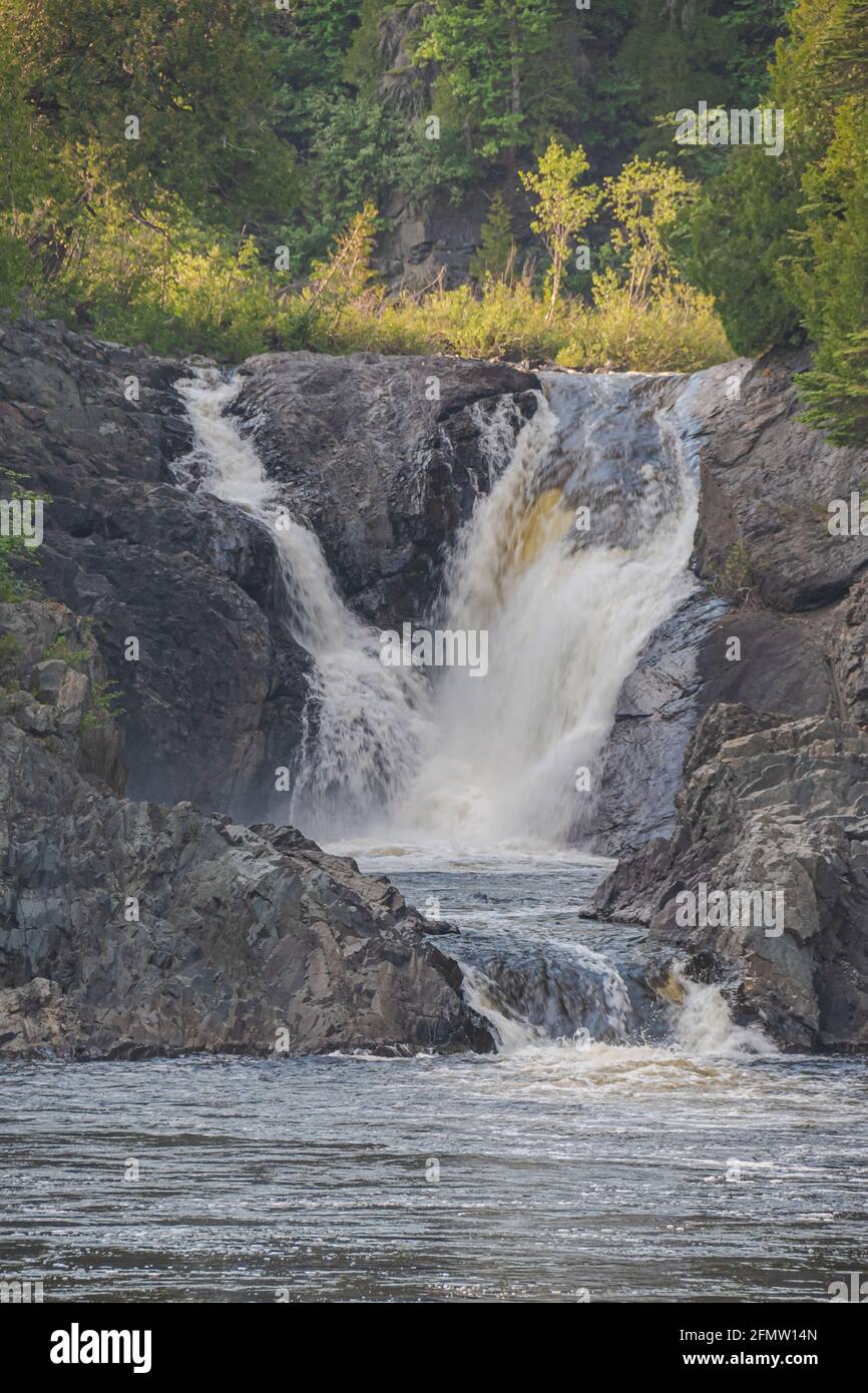 Silver Falls Wawa Ontario Canada Stock Photo Alamy