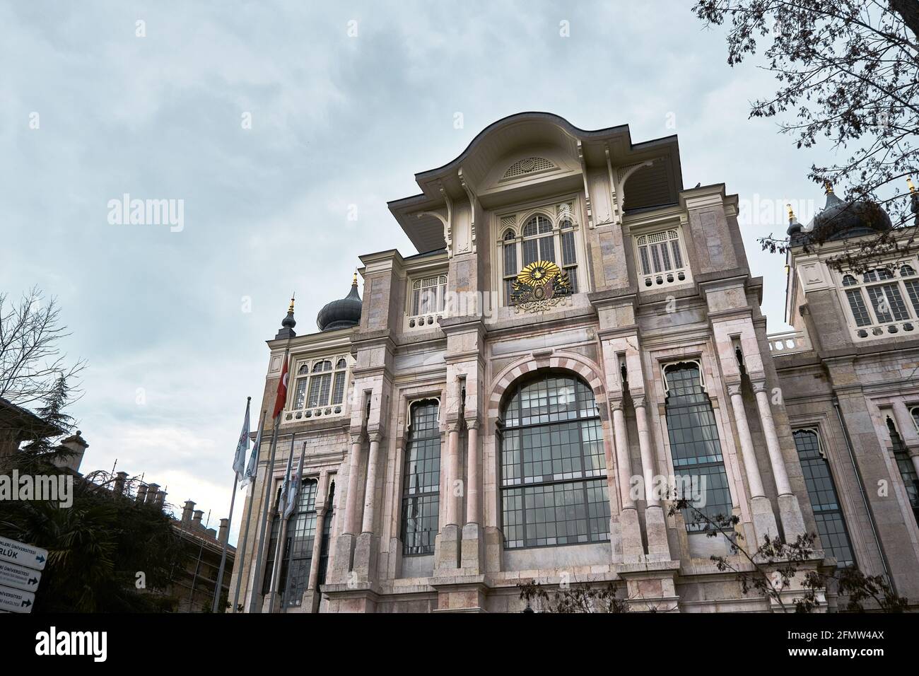 istanbul university medical colleges facade built by ottoman empire