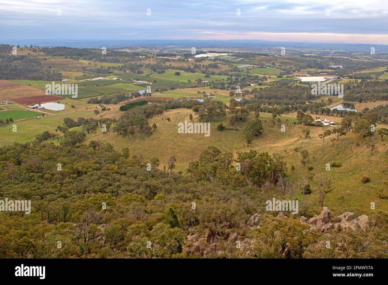 Pinnacle Lookout above Orange Stock Photo