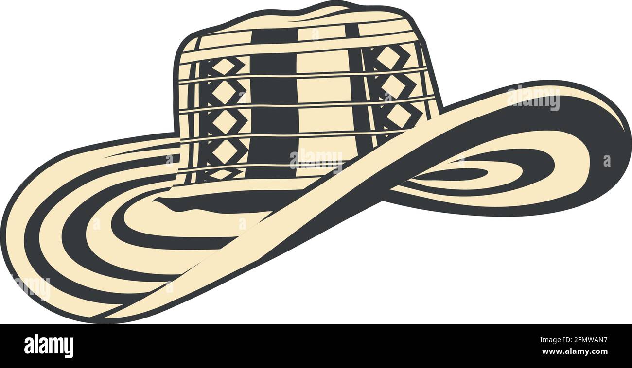 colombian traditional hat culture icon Stock Vector Image & Art - Alamy