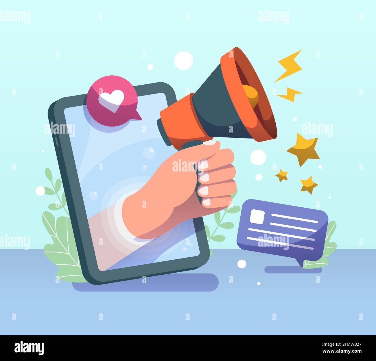 Flat design feedback concept Vector illustration Stock Vector Image ...